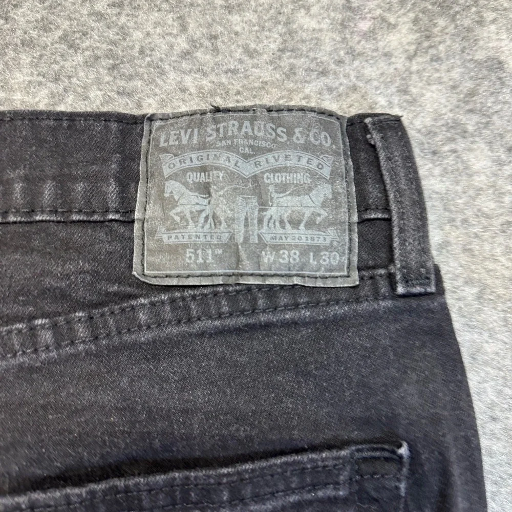 Lot of 4 Levi's Slim Jeans Men's 38x30 Blue Black 511 541 513 Denim Work Pants